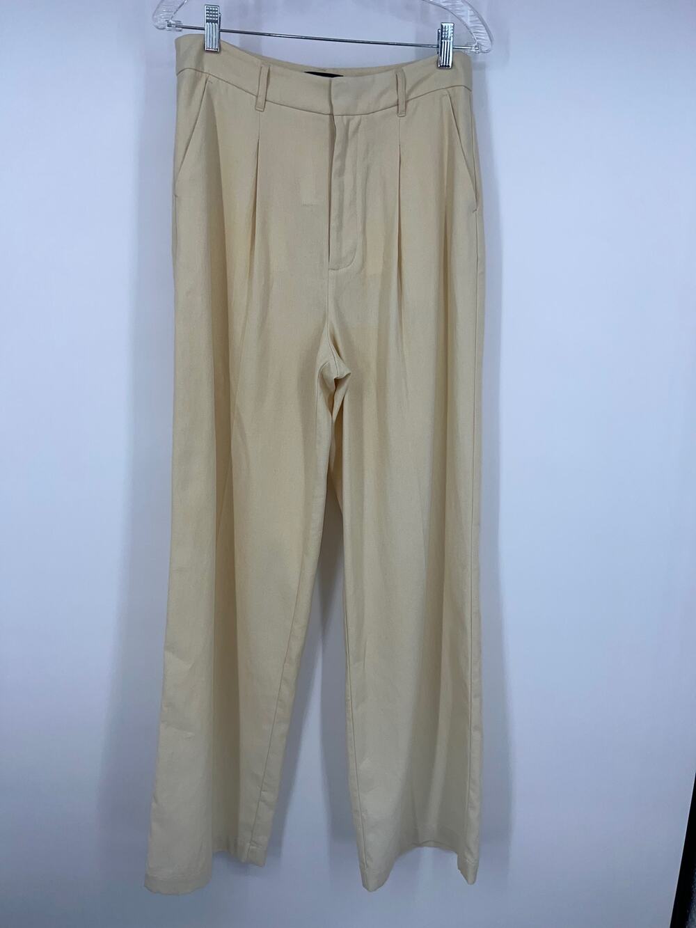 Joe's 100% Cotton Women Size 8 Pants Ivory Color NEW